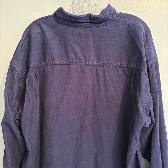 Vintage St. John's Bay Men's XL Cotton Corduroy Long Sleeve Button Down Shirt - Picture 11 of 13